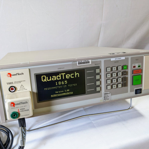 Quadtech 1865 Megaohm Meter / IR Tester