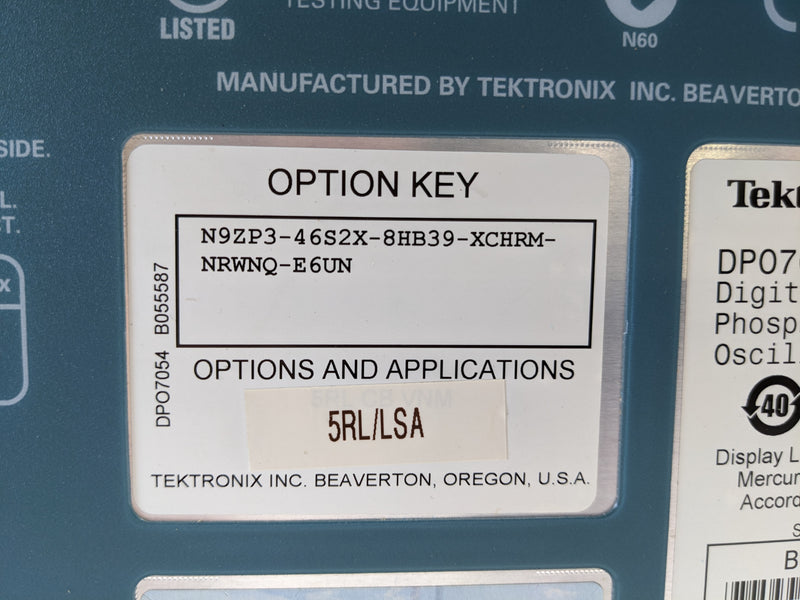 Tektronix DPO 7054 Digital Phosphor Oscilloscope