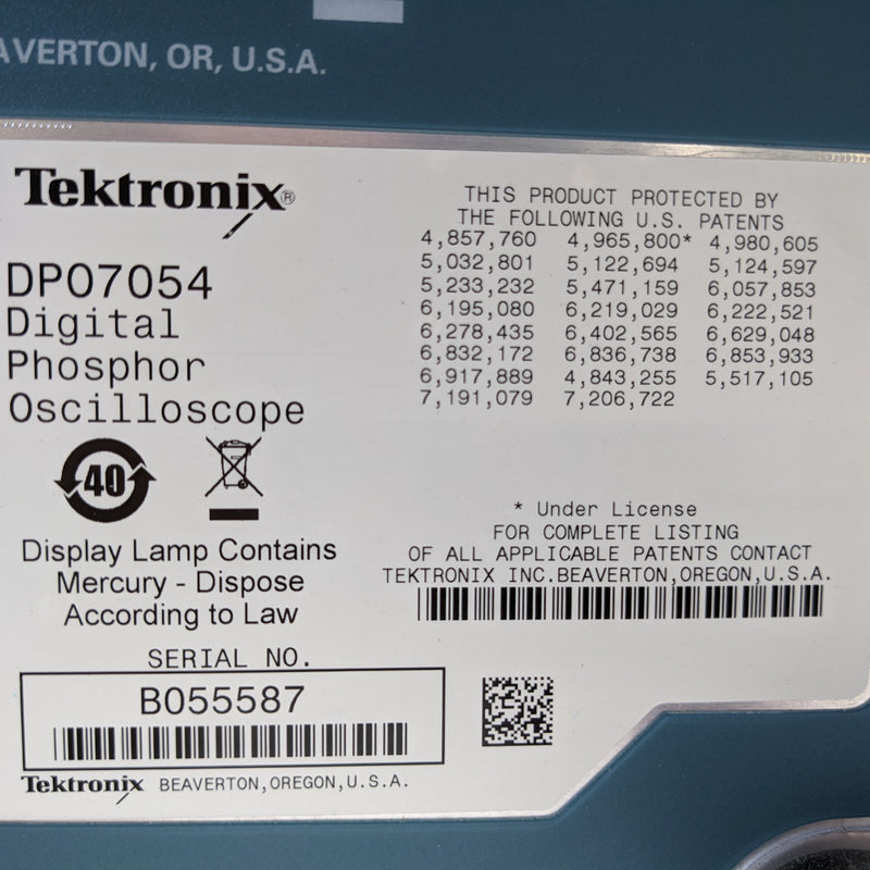 Tektronix DPO 7054 Digital Phosphor Oscilloscope