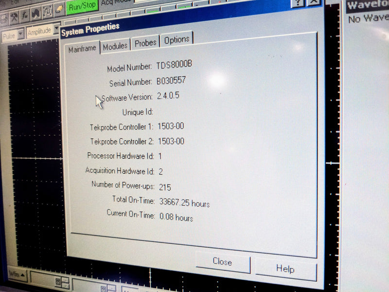 Tektronix TDS 8000 B Digital Sampling Oscilloscope