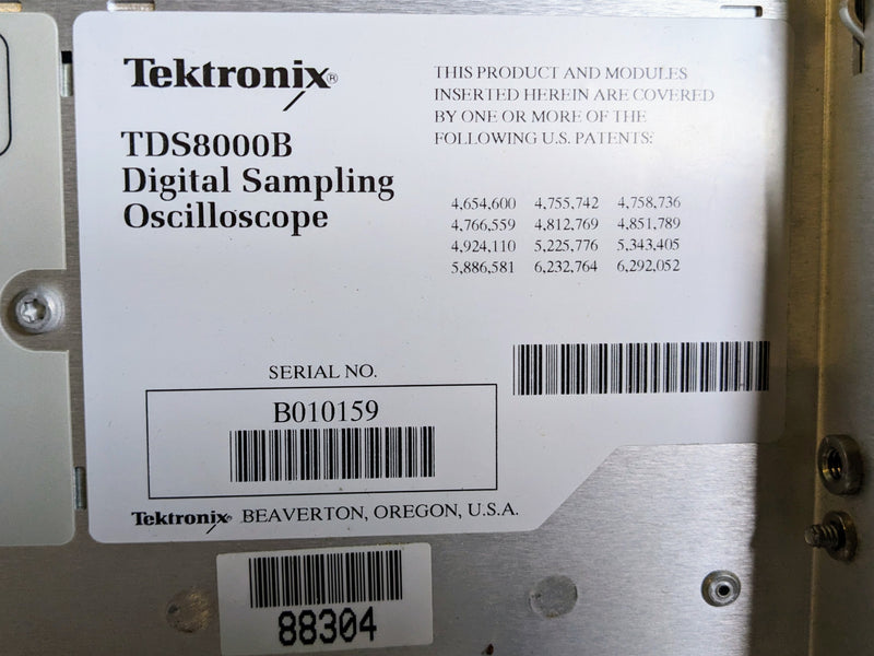 Tektronix TDS 8000 B Digital Sampling Oscilloscope