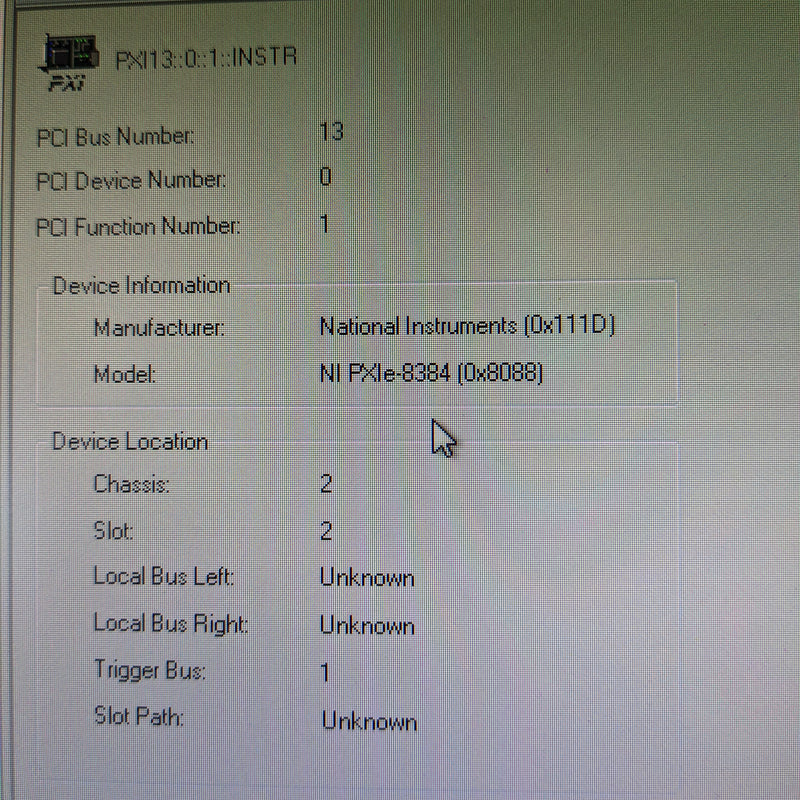 National Instruments NI PXIe-8384 / MXI Express X 8 Module