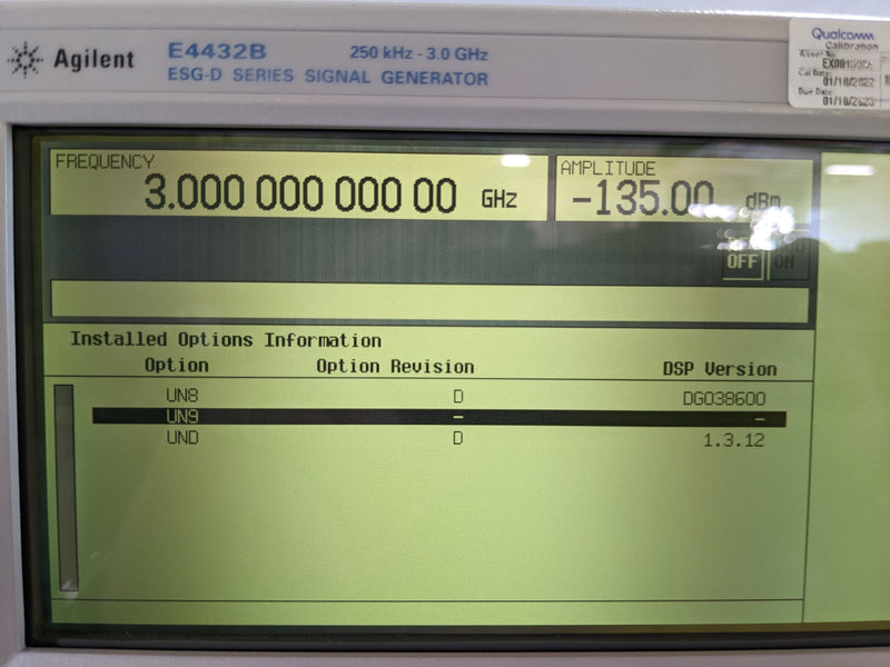 Agilent E 4432 B Signal Generator