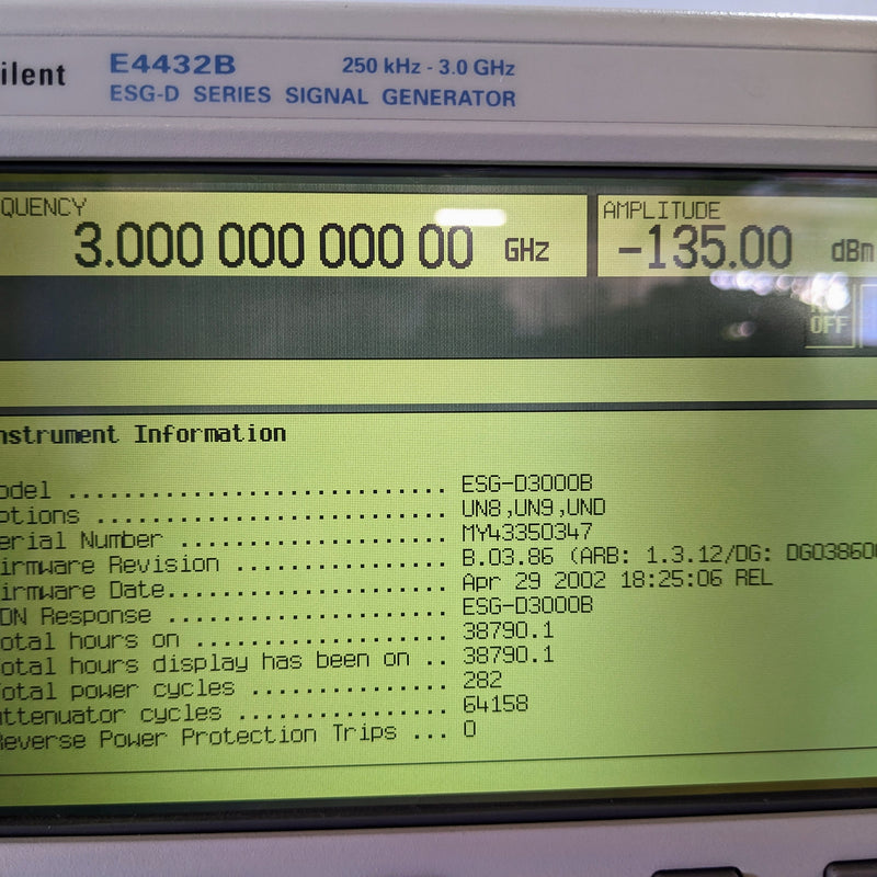 Agilent E 4432 B Signal Generator