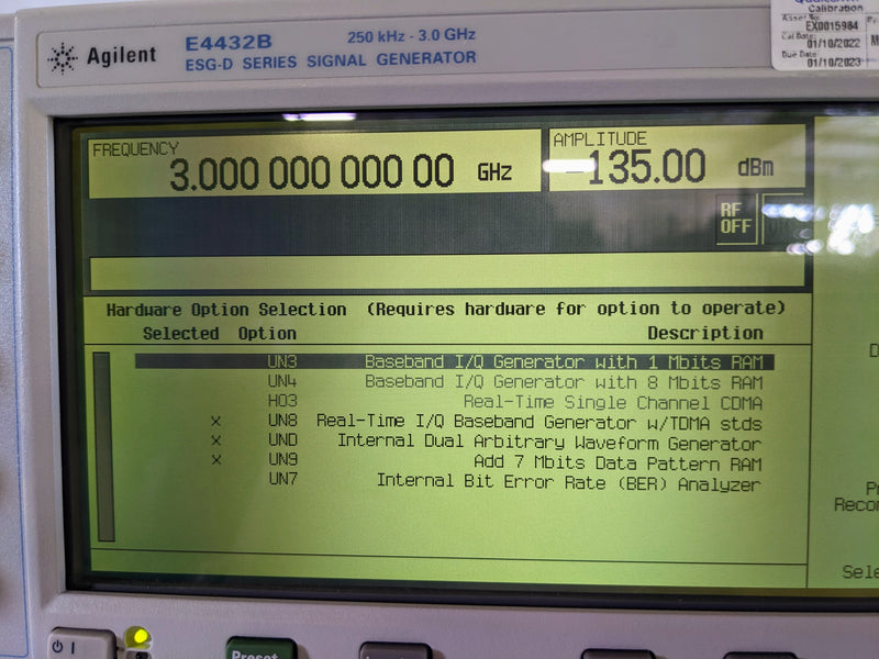 Agilent E 4432 B Signal Generator