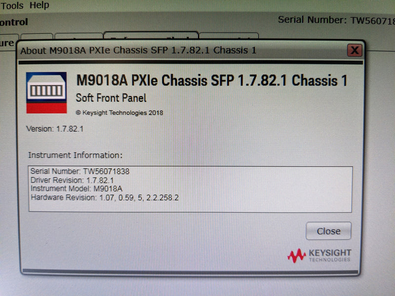 Agilent / Keysight M 9018 A Chassis