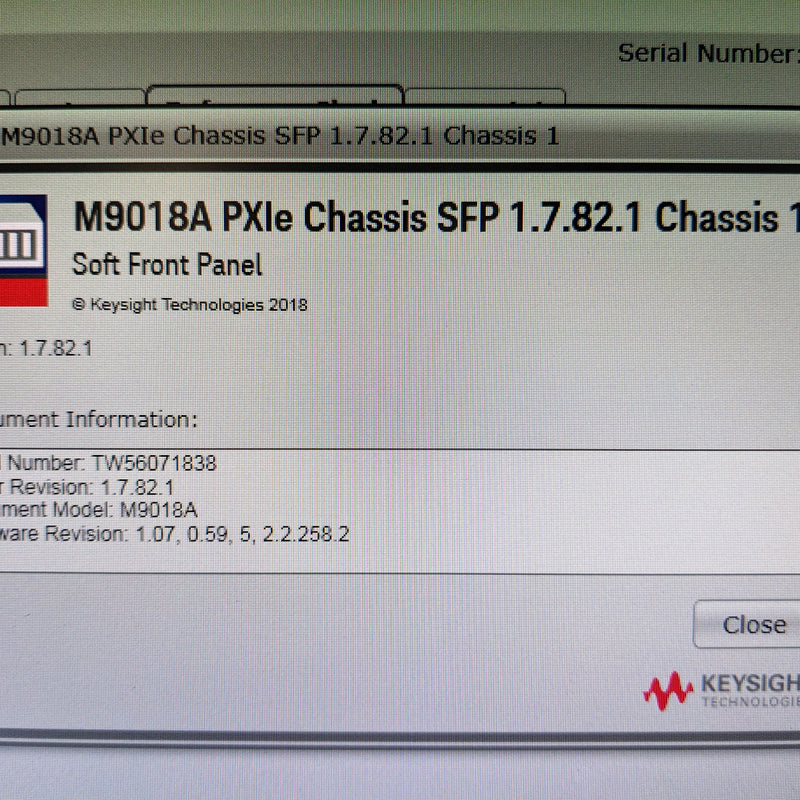 Agilent / Keysight M 9018 A Chassis