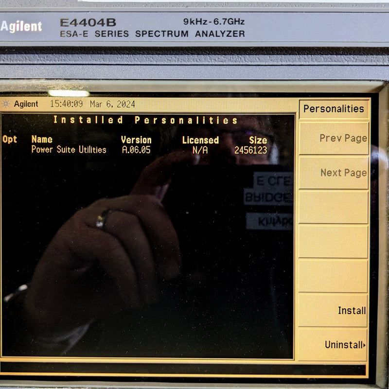 Agilent E 4404 B Spectrum Analyzer