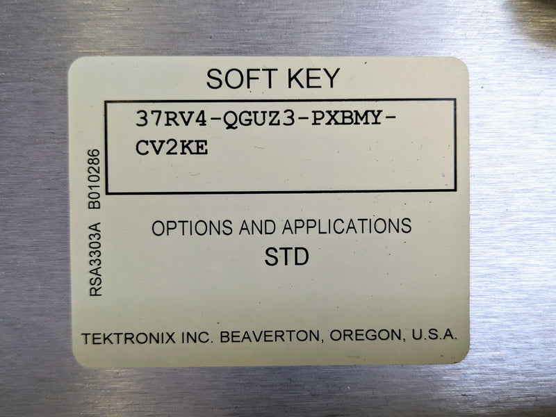 Tektronix RSA 3303 A Real Time Spectrum Analyzer