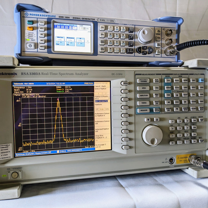 Tektronix RSA 3303 A Real Time Spectrum Analyzer