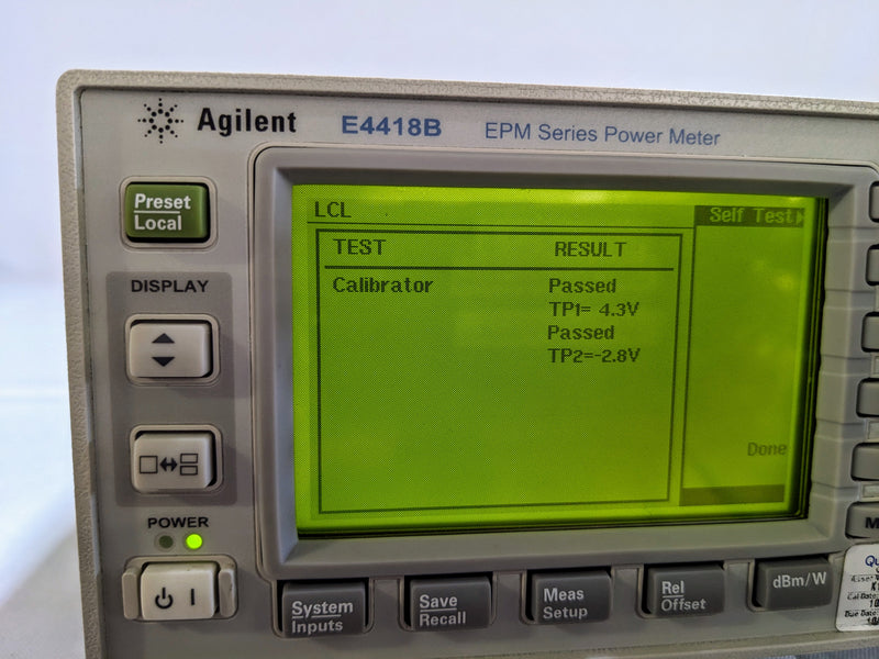 Agilent E 4418 B EMP Series Power Meter