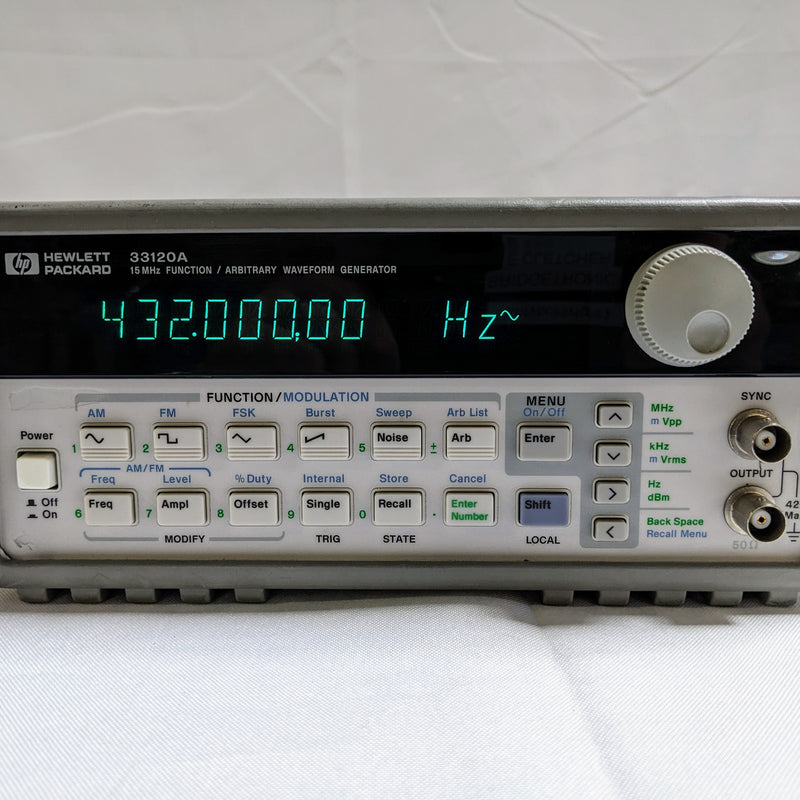 Agilent 33120 A Function / Arbitrary Waveform Generator