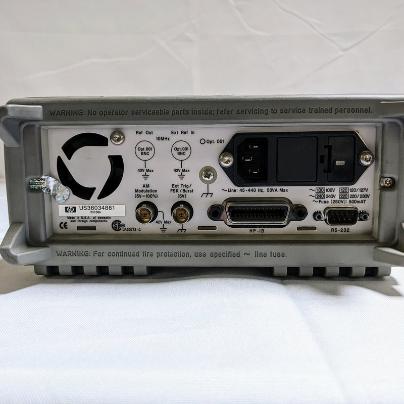 Agilent 33120 A Function / Arbitrary Waveform Generator