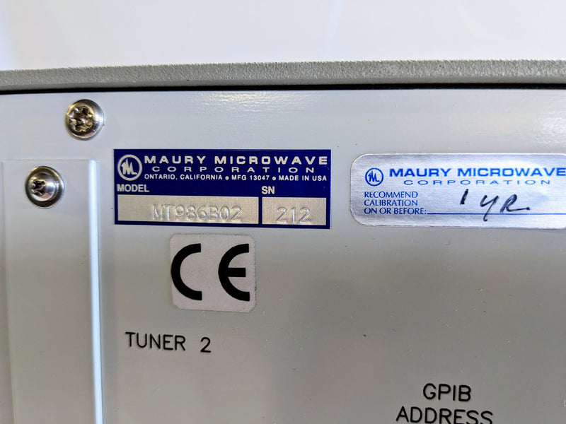 Maury Microwave MT 986 Tuner Controller