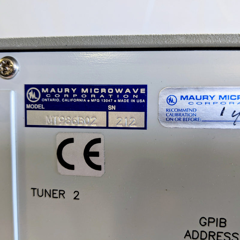 Maury Microwave MT 986 Tuner Controller