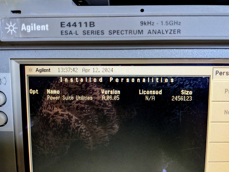 Agilent E 4411 B Spectrum Analyzer