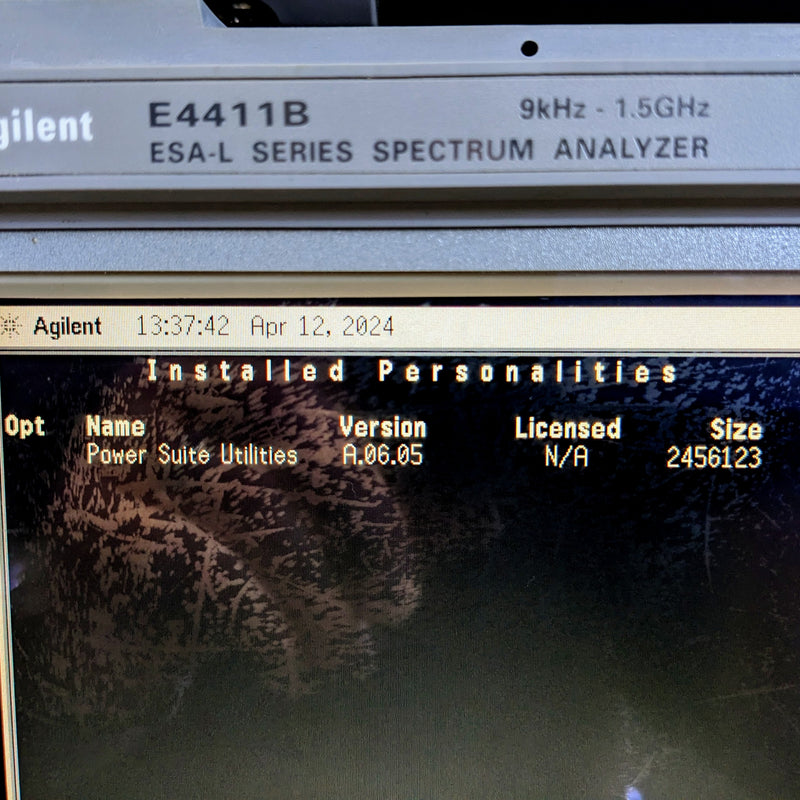 Agilent E 4411 B Spectrum Analyzer