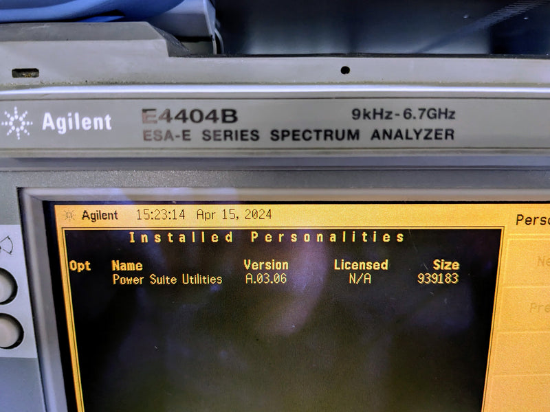 Agilent E 4404 B Spectrum Analyzer