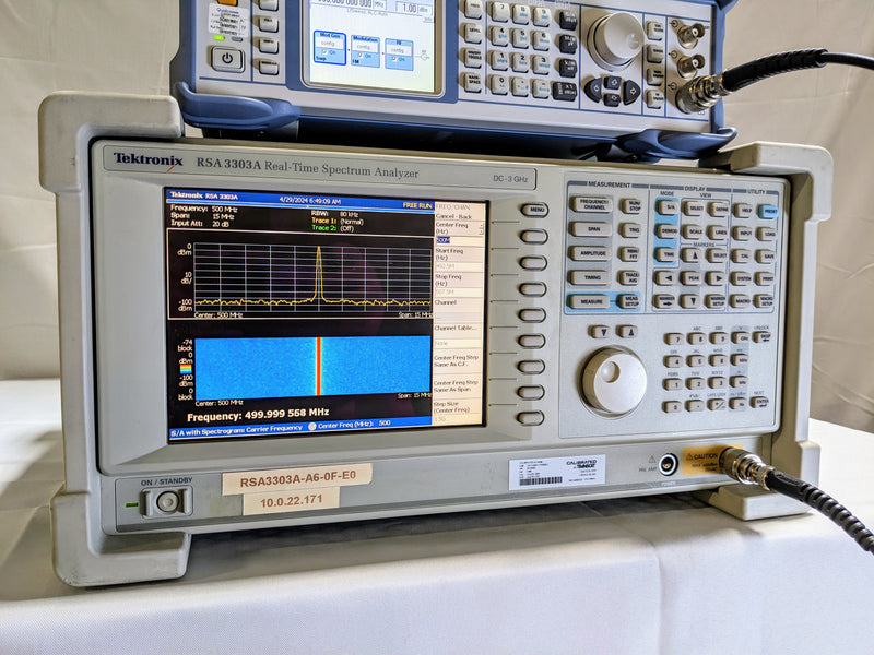 Tektronix RSA 3303 A Real Time Spectrum Analyzer