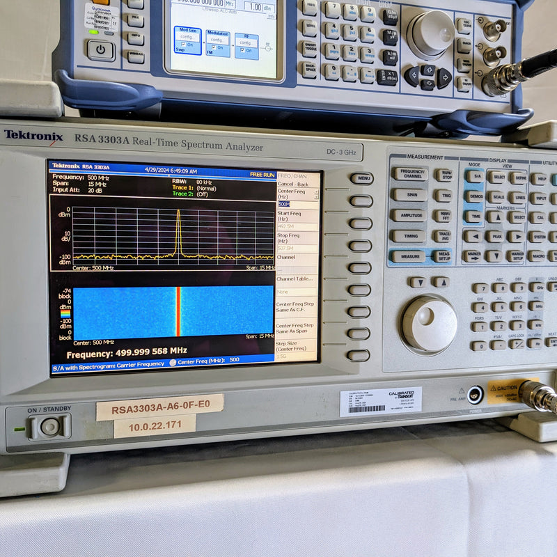 Tektronix RSA 3303 A Real Time Spectrum Analyzer