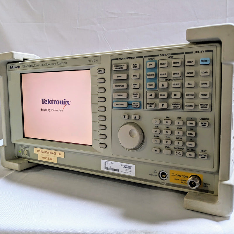 Tektronix RSA 3303 A Real Time Spectrum Analyzer