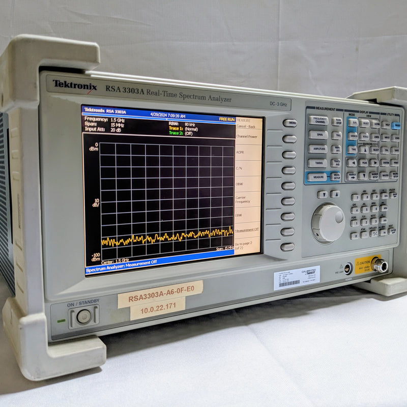 Tektronix RSA 3303 A Real Time Spectrum Analyzer