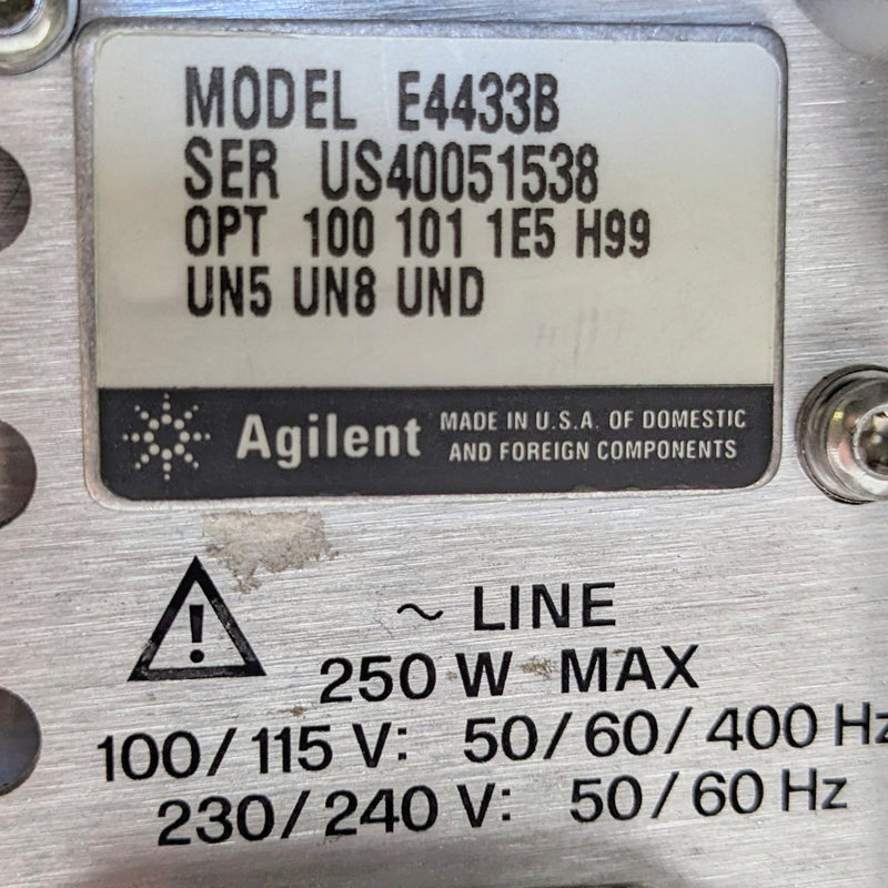 Agilent E 4433 B ESG D Series Signal Generator