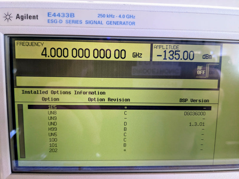 Agilent E 4433 B ESG-D Series Signal Generator