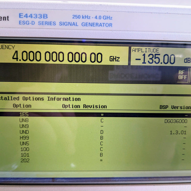 Agilent E 4433 B ESG-D Series Signal Generator