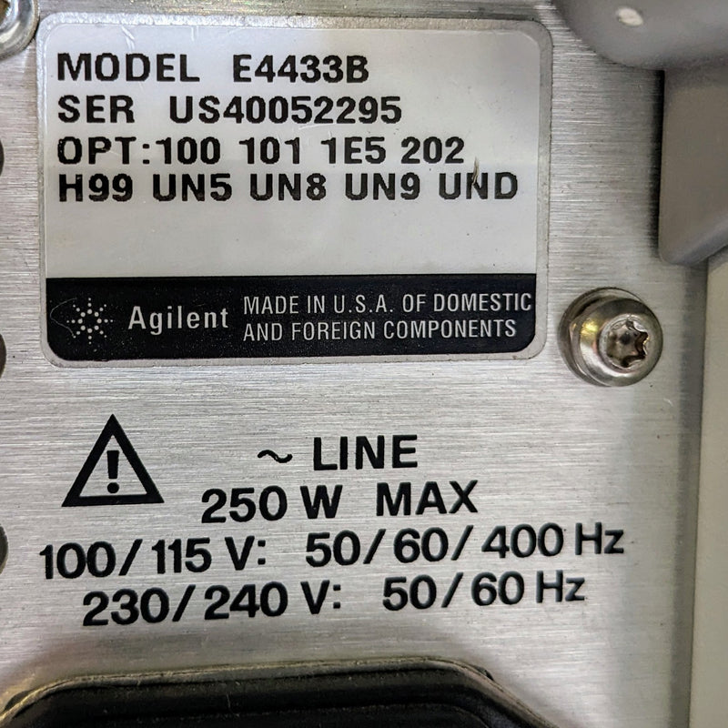 Agilent E 4433 B ESG-D Series Signal Generator