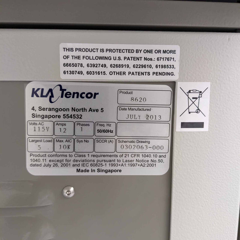 KLA-Tencor Candela 8620 Wafer Inspection System