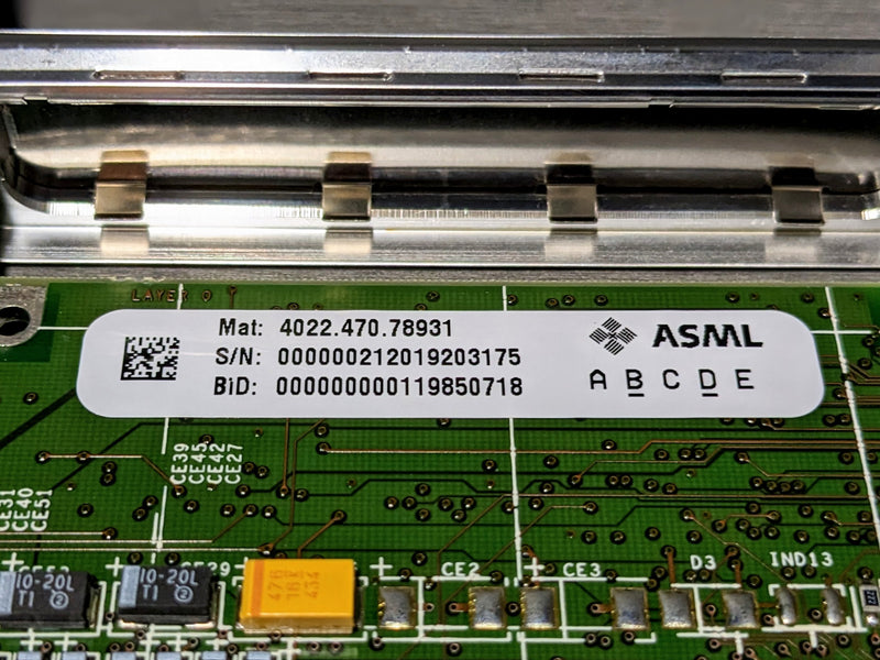 ASML 4022.470.78931 Circuit Board