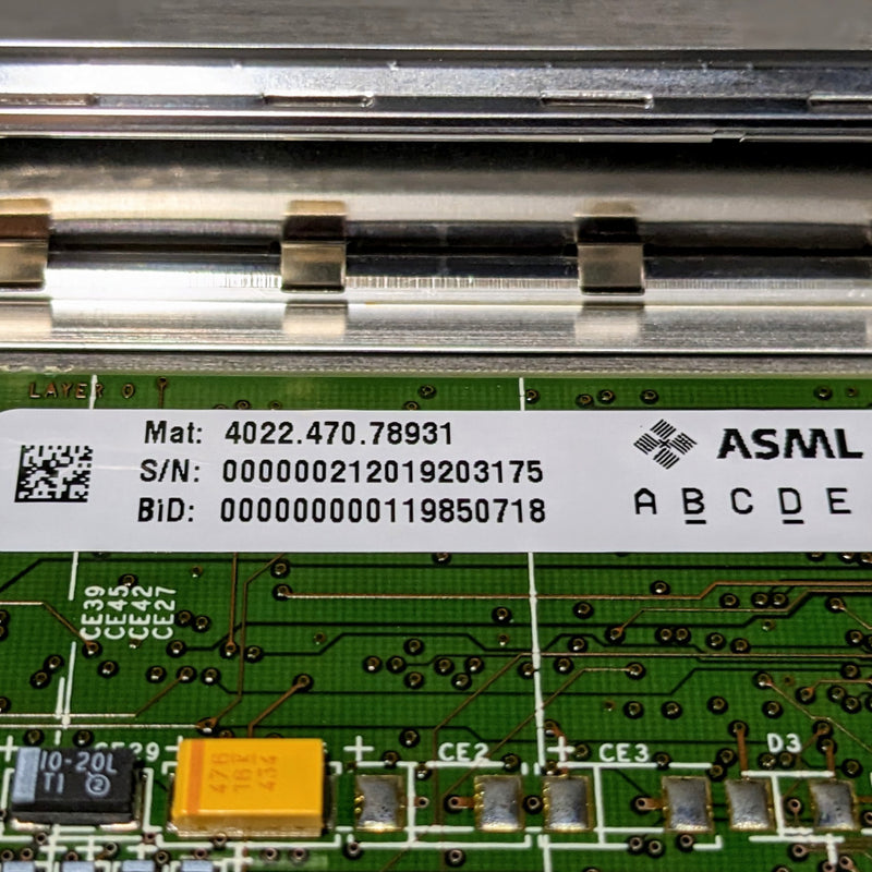 ASML 4022.470.78931 Circuit Board