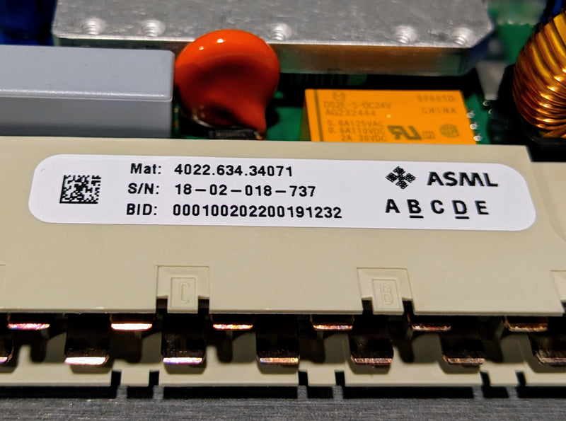 ASML 4022.634.34071 PAAC 325/14 Interface