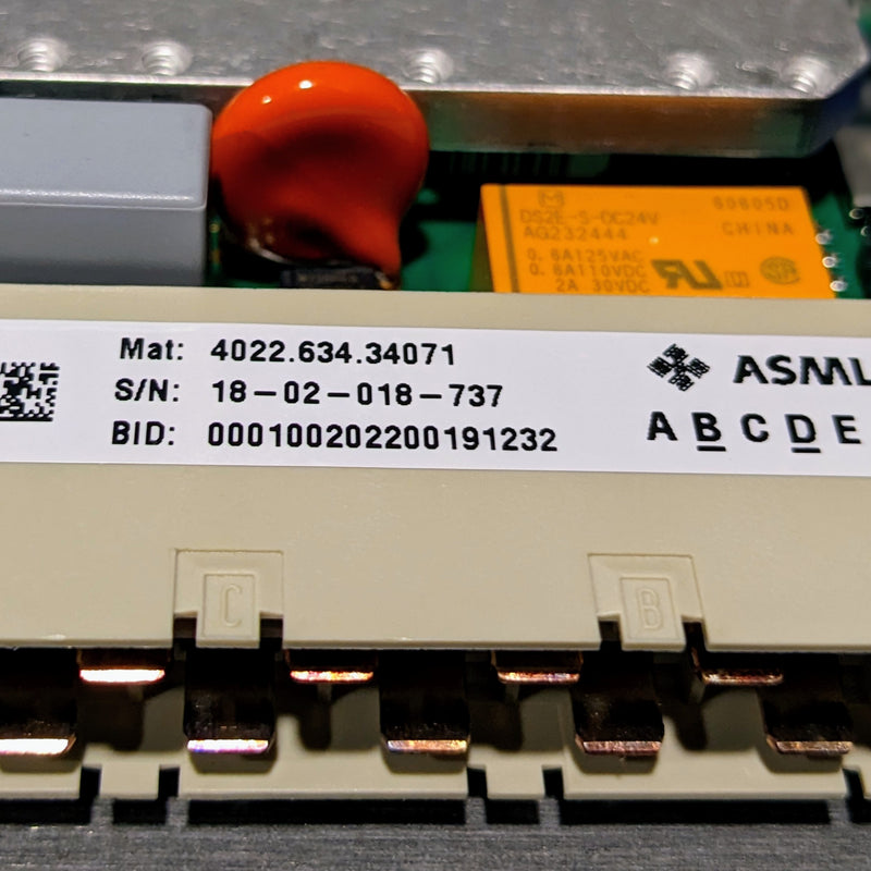 ASML 4022.634.34071 PAAC 325/14 Interface