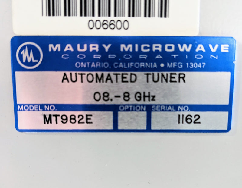 Maury Microwave MT 982 E Automated Tuner