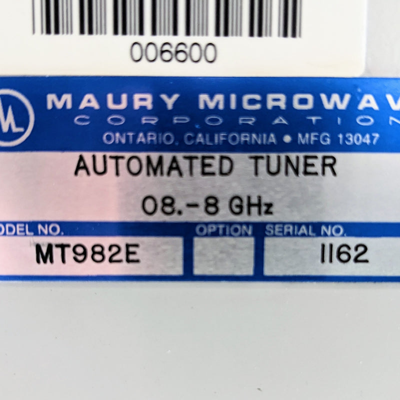 Maury Microwave MT 982 E Automated Tuner