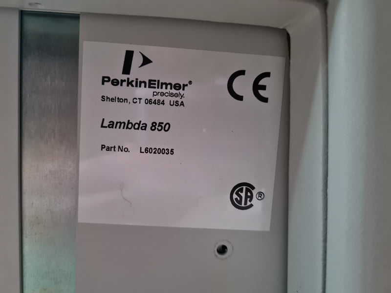 Perkin Elmer Lambda 850 UV / Vis Spectrometer