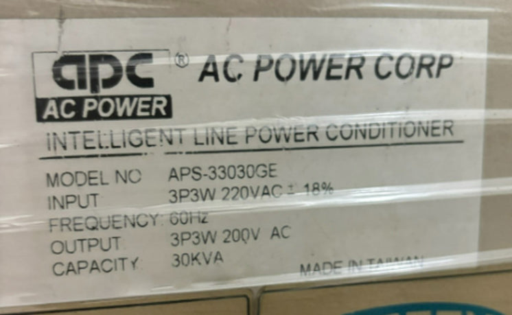 APC APS 33030 GE Voltage Regulator