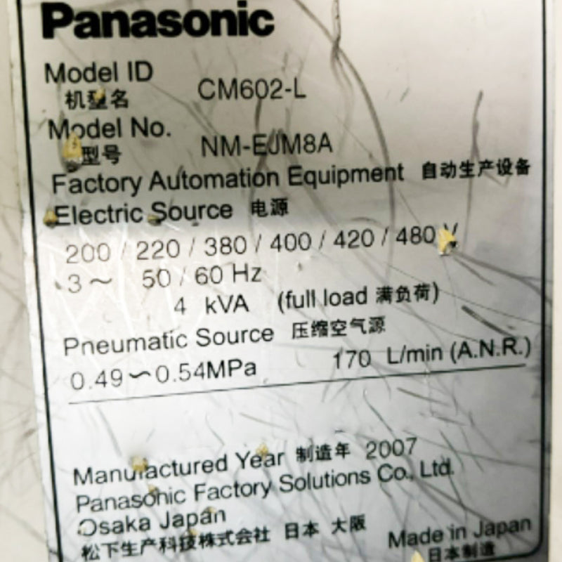 Panasonic CM 602 L Mounter