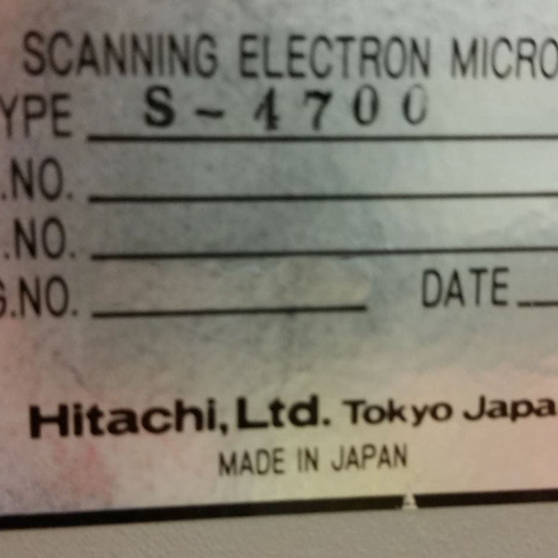 Hitachi S 4700 SEM