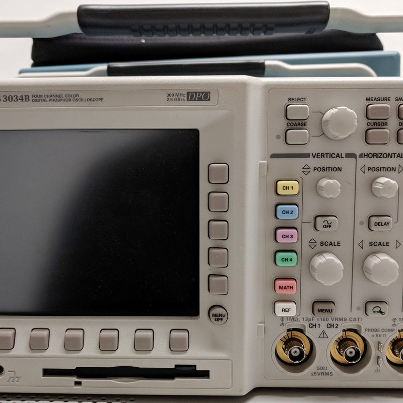 Tektronix TDS 3034 B Four Channel Color Digital Phosphor Oscilloscope