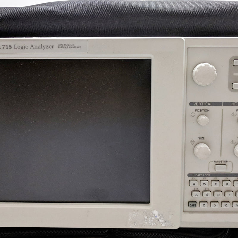 Tektronix TLA 715 Logic Analyzer Dual Monitor Portable Mainframe