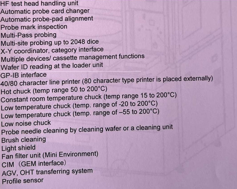 Accretech / TSK UF 3000 EX Wafer Prober