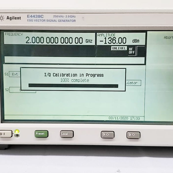 Agilent E 4438 C ESG Vector Signal Generator