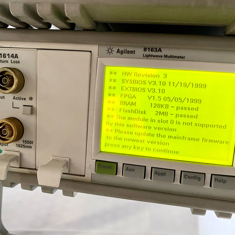 Agilent 81614 A Return Loss Module