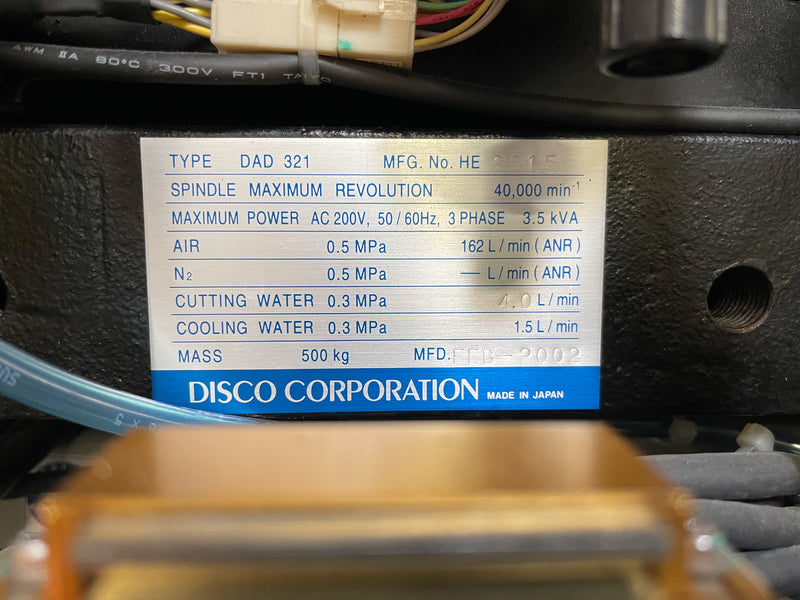 Disco DAD 321 Dicing Saw