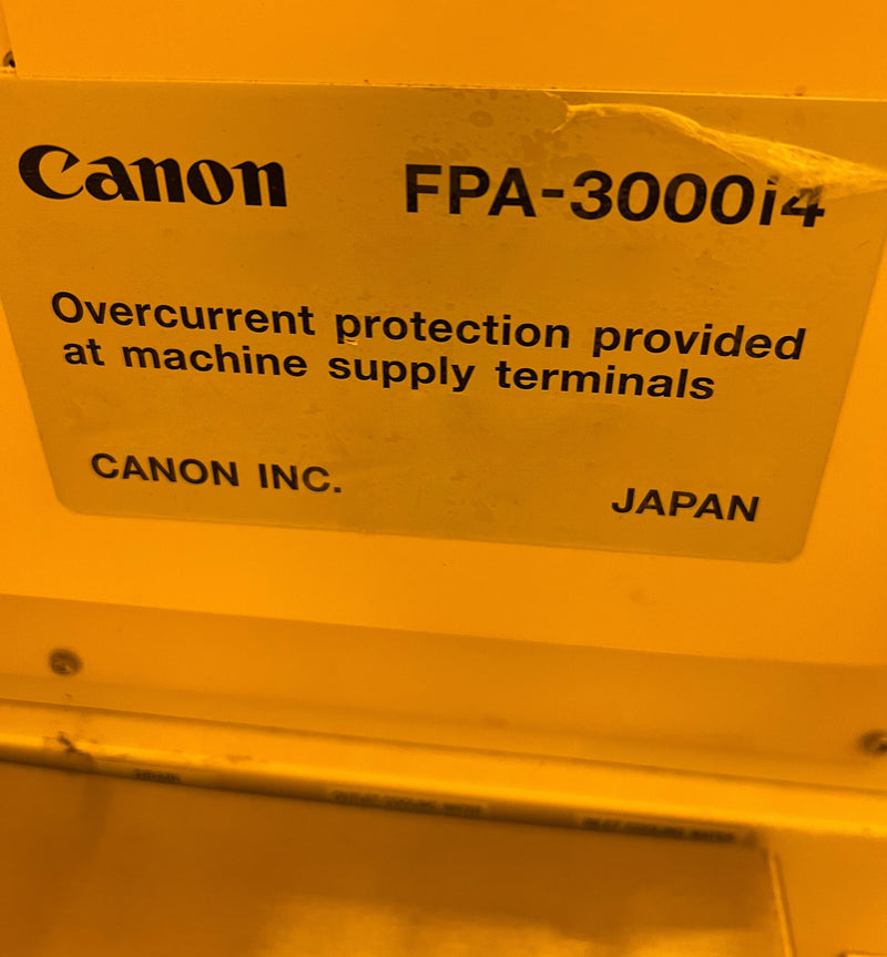 Canon FPA 3000 i 4 Stepper