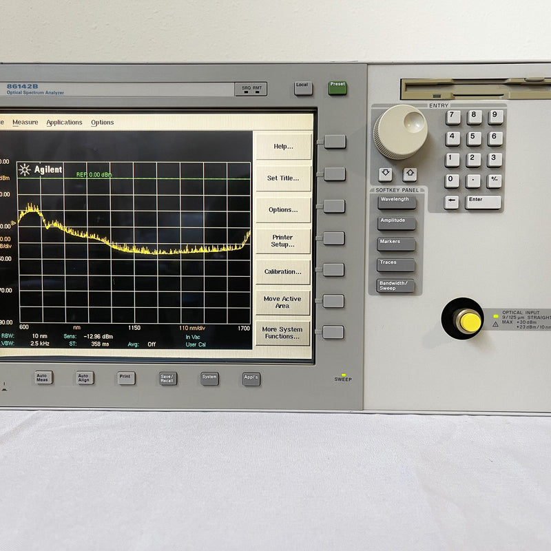 Agilent 86142 B Optical Spectrum Analyzer