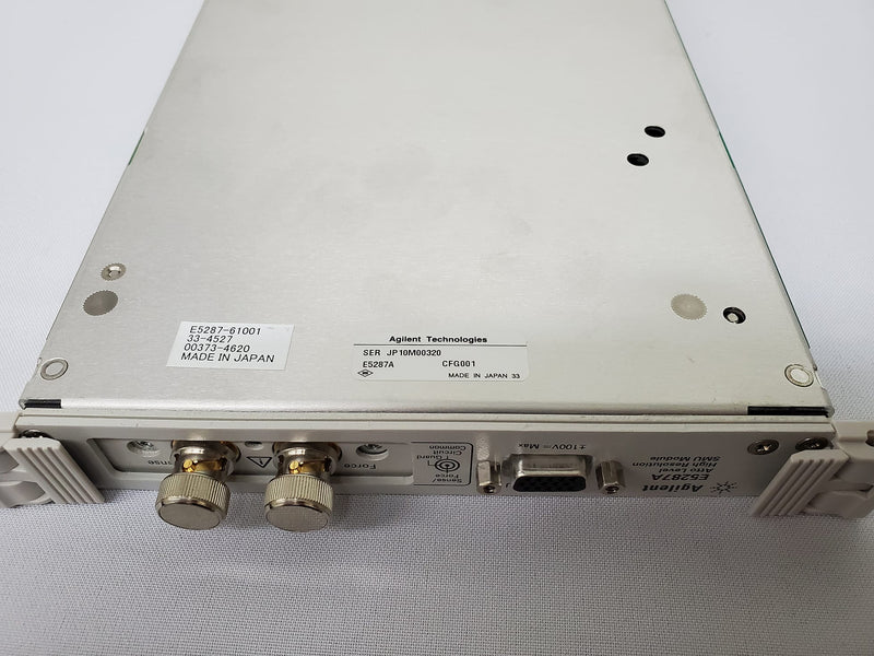 Agilent E 5287 A Atto Level High Resolution SMU Module